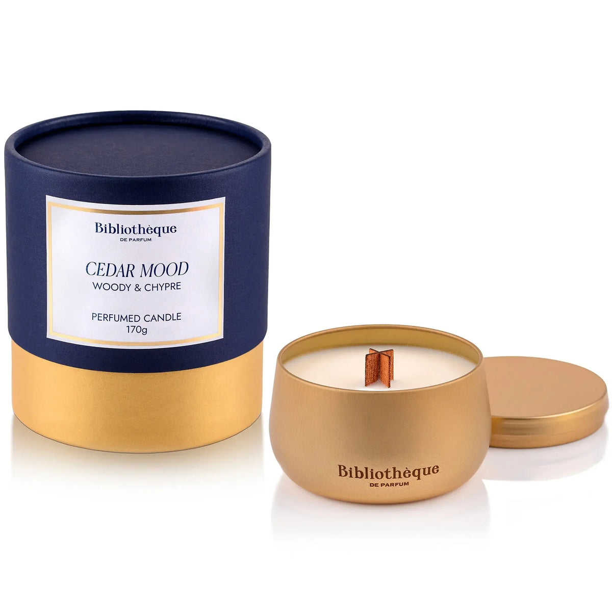 Candle Cedar Mood Bibliotheque de Parfum